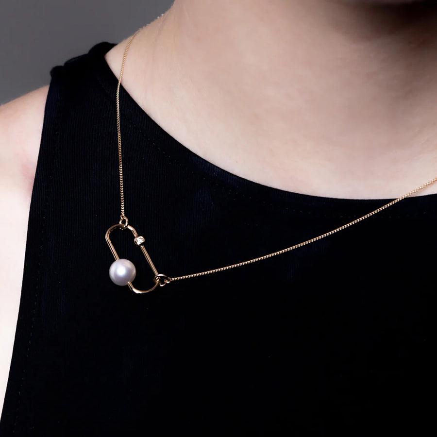 Hirotaka Joan Miro Necklace - Necklaces - Broken English Jewelry on model