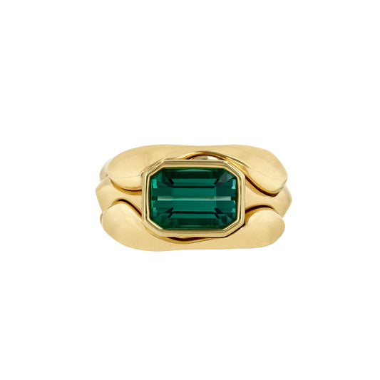 Green Tourmaline Cayrn Ring III - Main Img