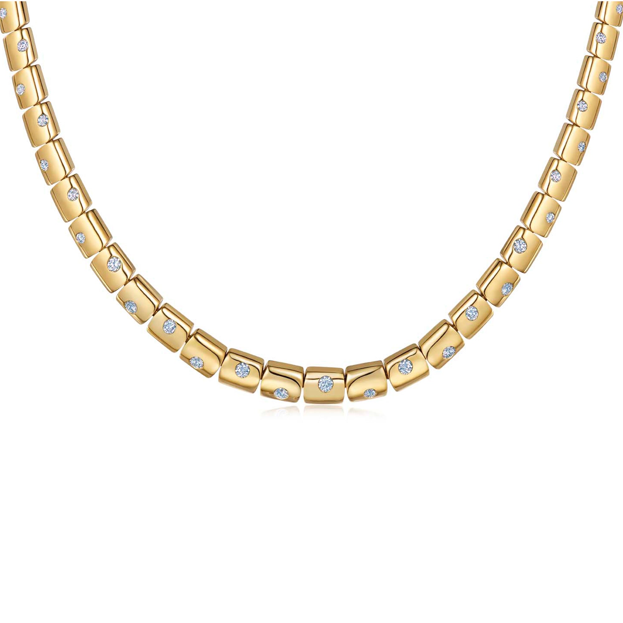 Diamond Cobblestone Necklace