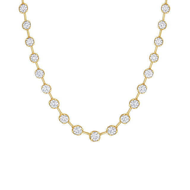 Starry Night Necklace - Yellow Gold - Broken English Jewelry - front view