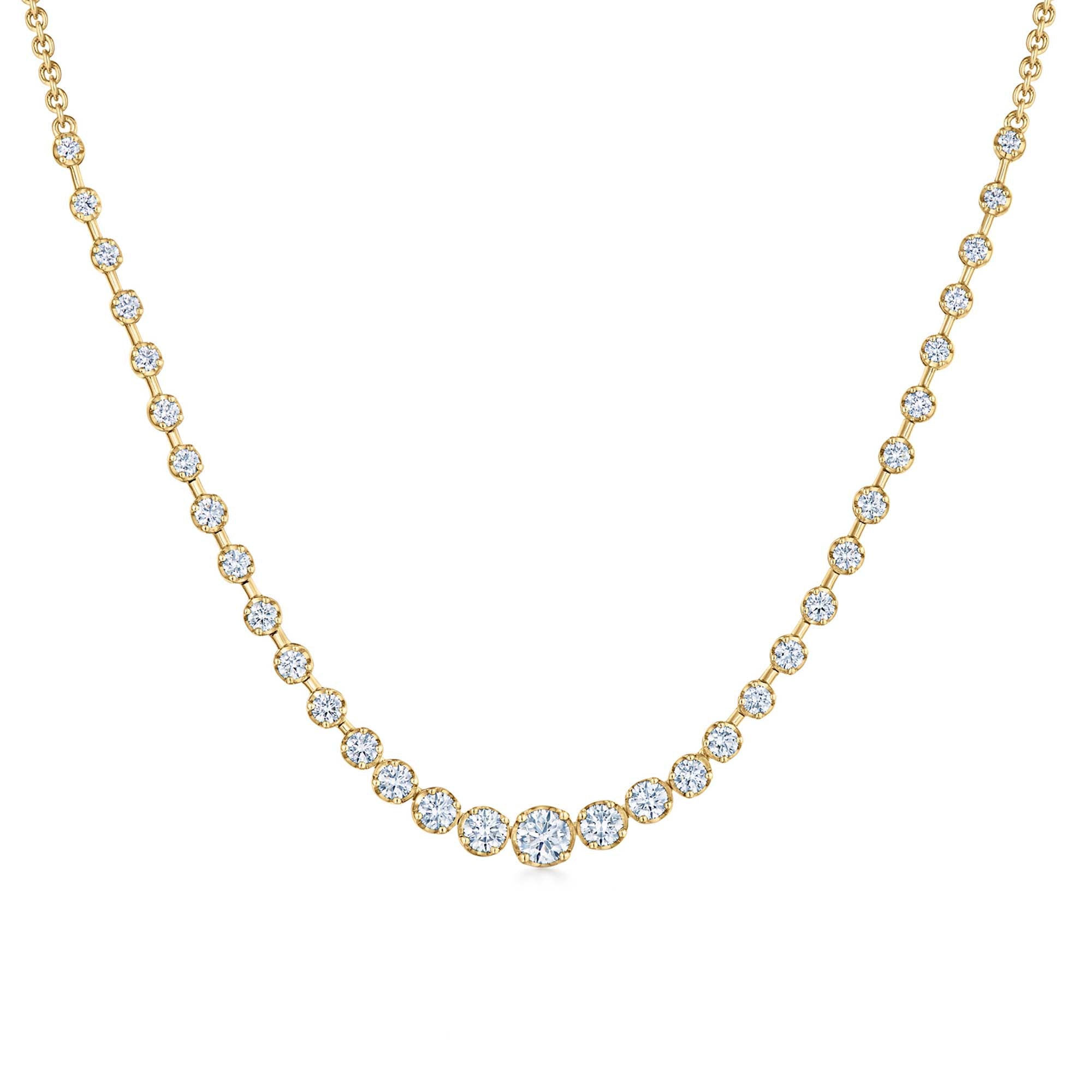 Diamond Starry Night Demi-Riviera Necklace