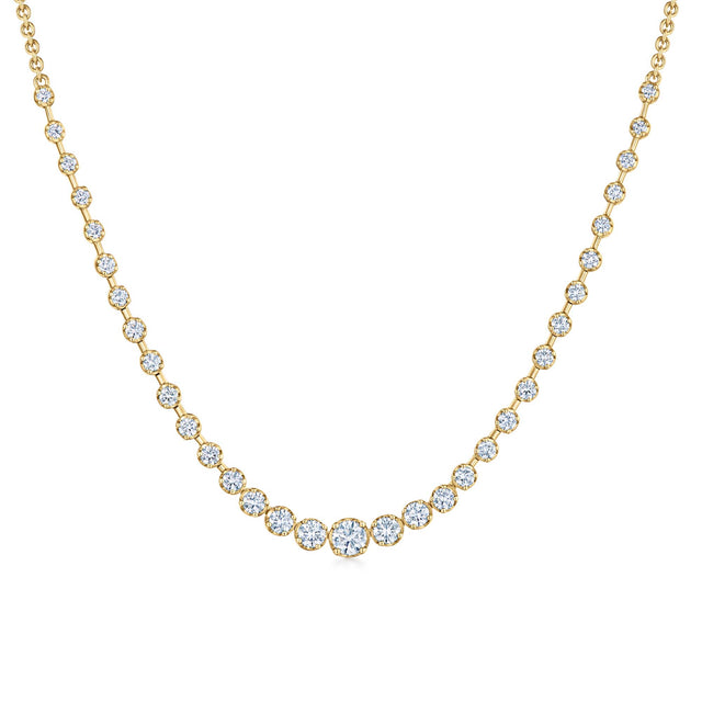 Diamond Starry Night Demi-Riviera Necklace