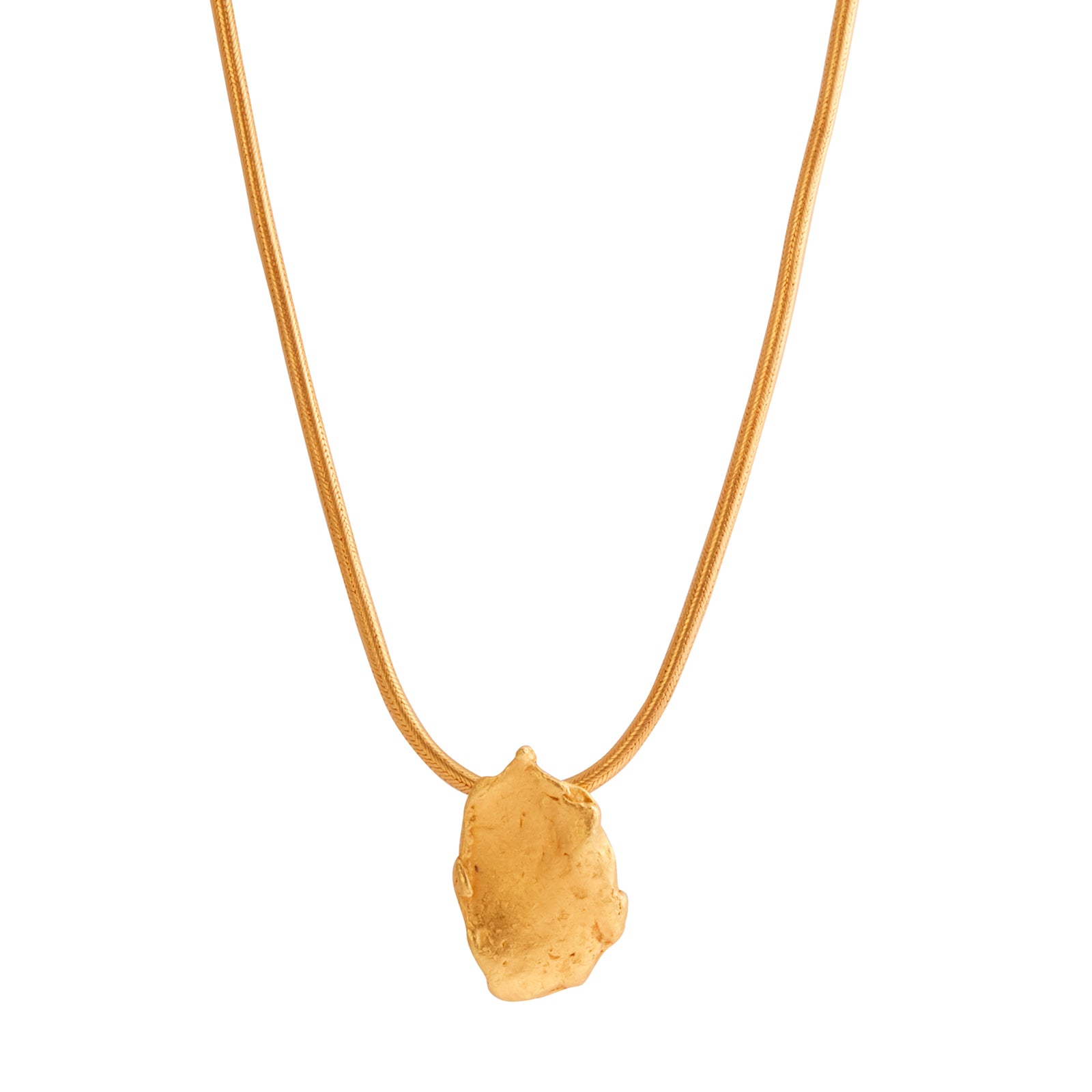 Lisa Eisner Grass Valley Nugget Necklace detail