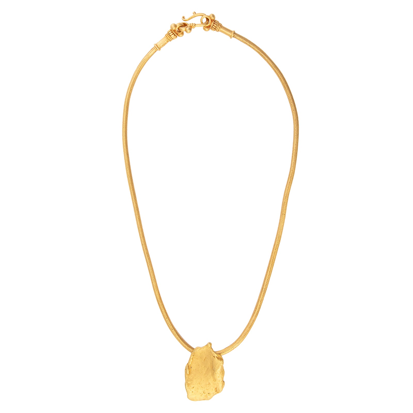 Lisa Eisner Grass Valley Nugget Necklace top view