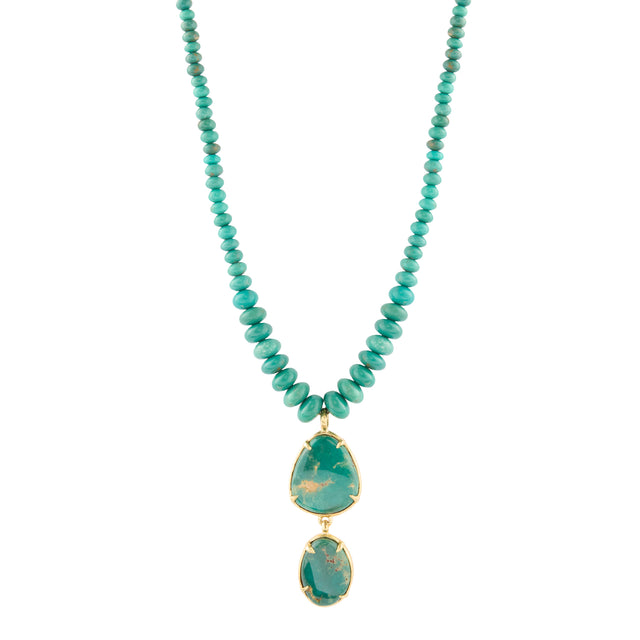 Pilot Mountain Turquoise Cabochon Necklace