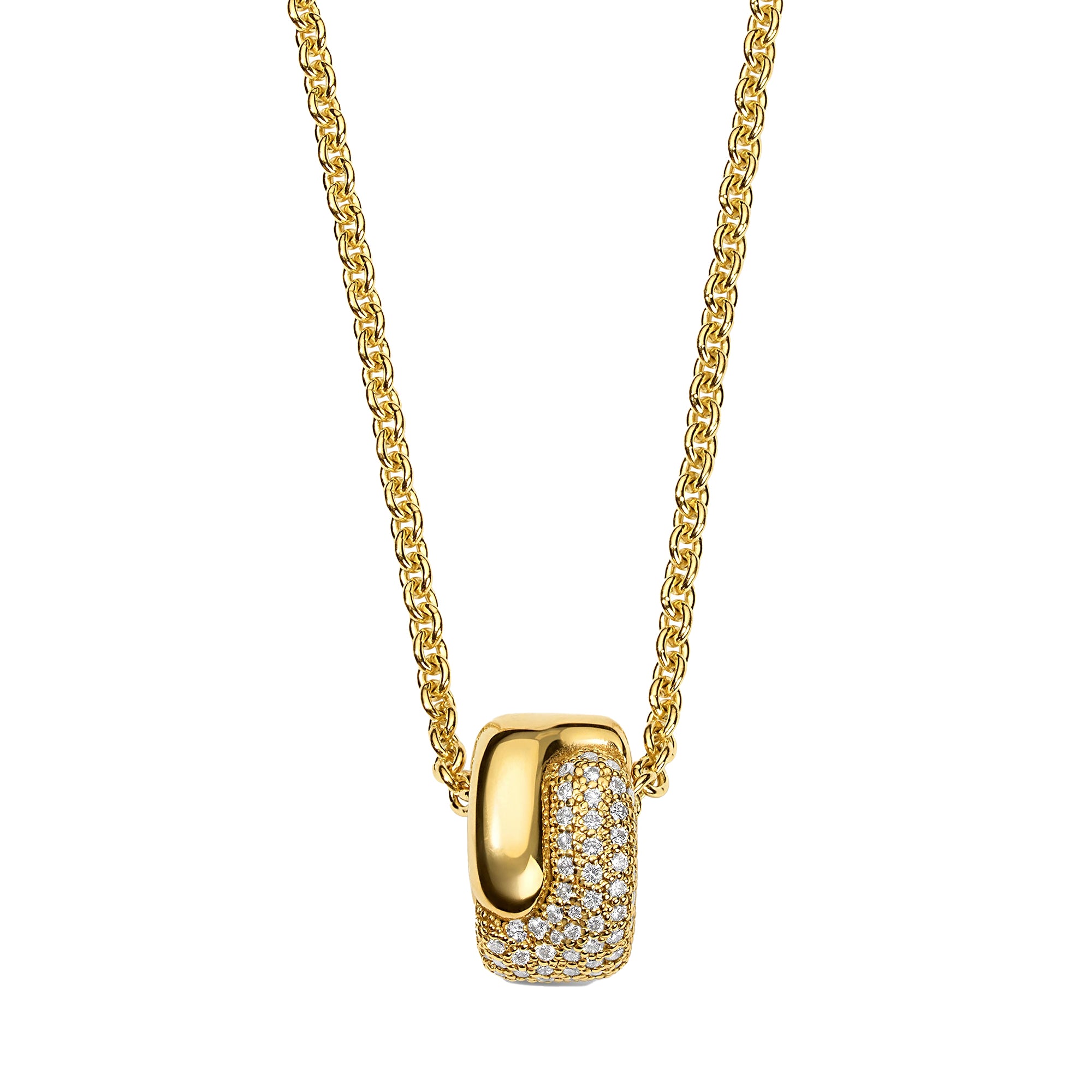 Diamond Holos Ring Necklace