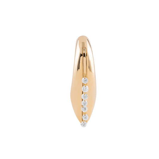 Diamond Flare Maxi Hoop Earring