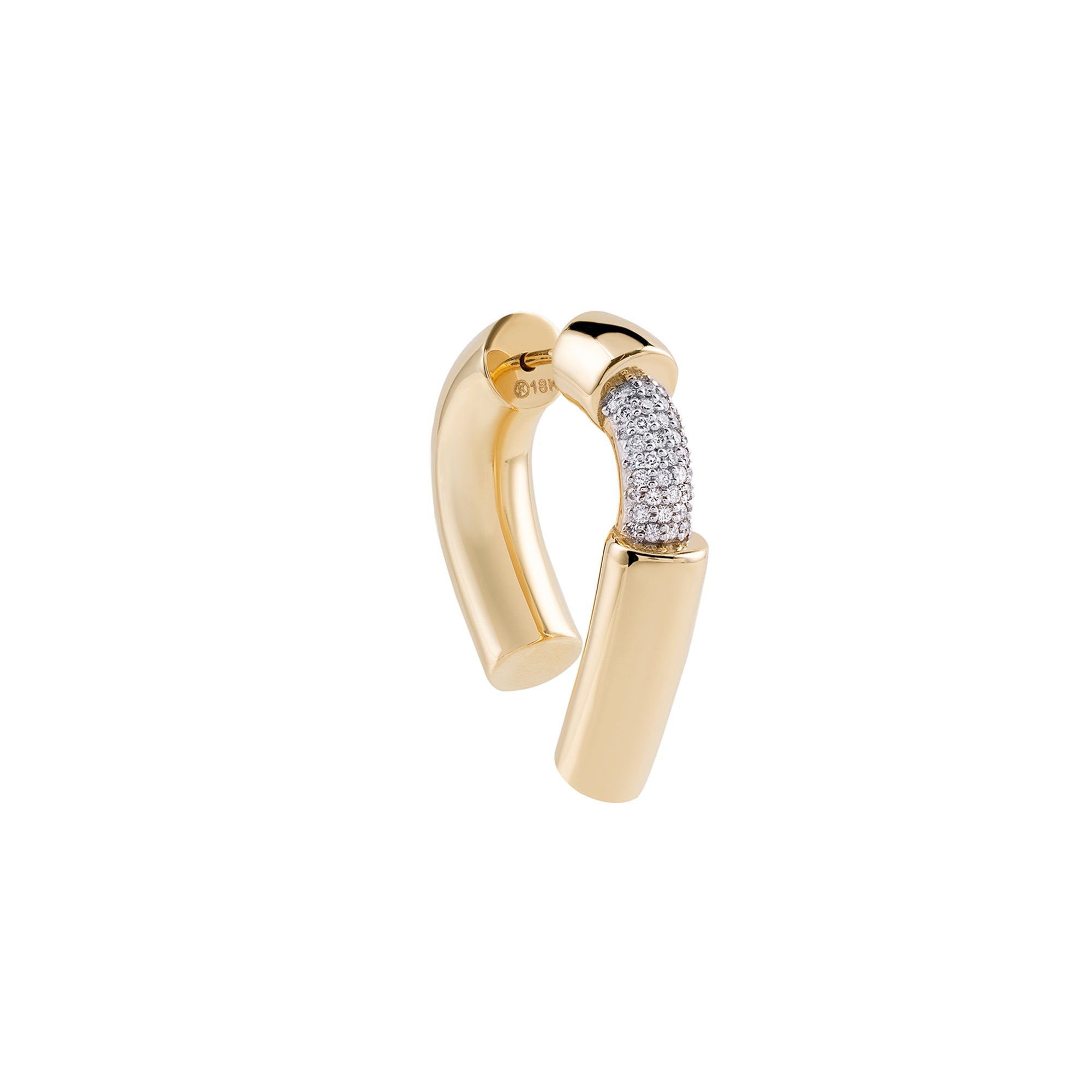 Diamond Wanderlust Hoop Earring