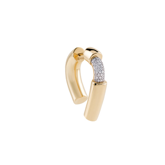 Diamond Wanderlust Hoop Earring - Main Img