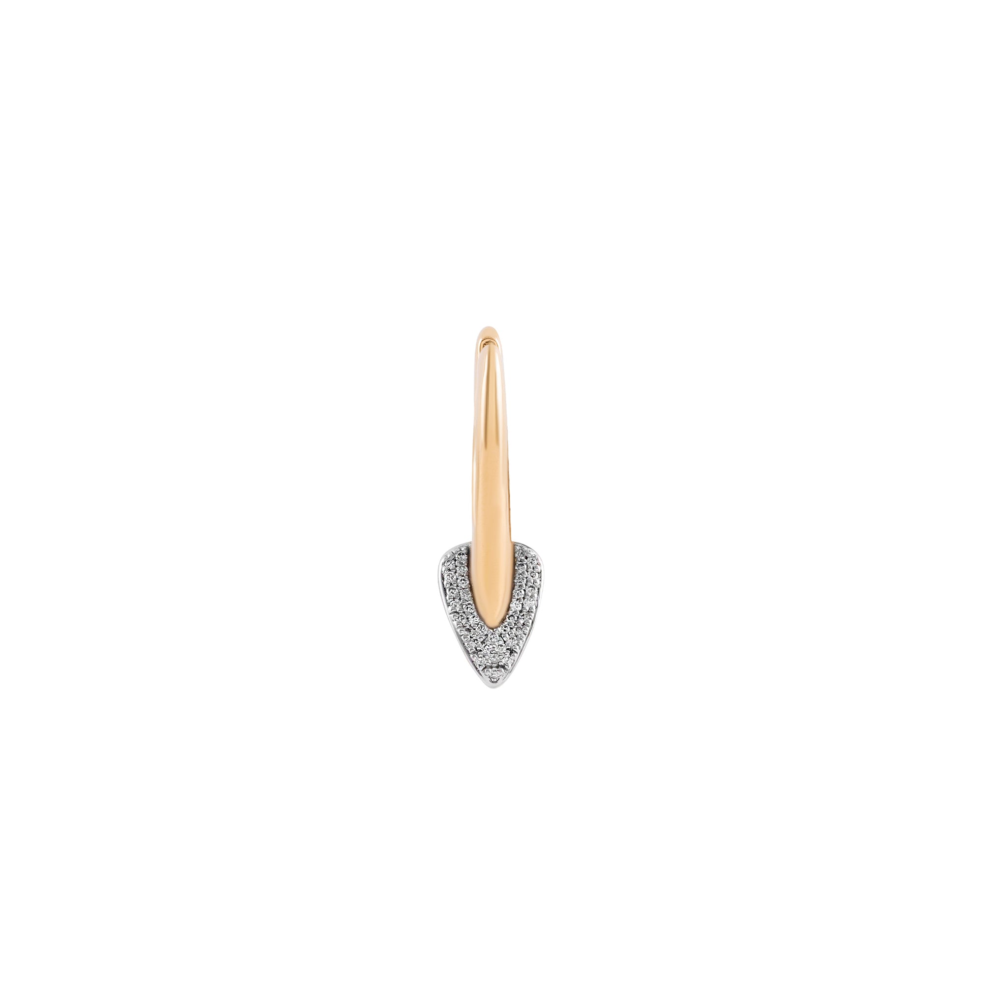Diamond Radon Mini Hoop Earring