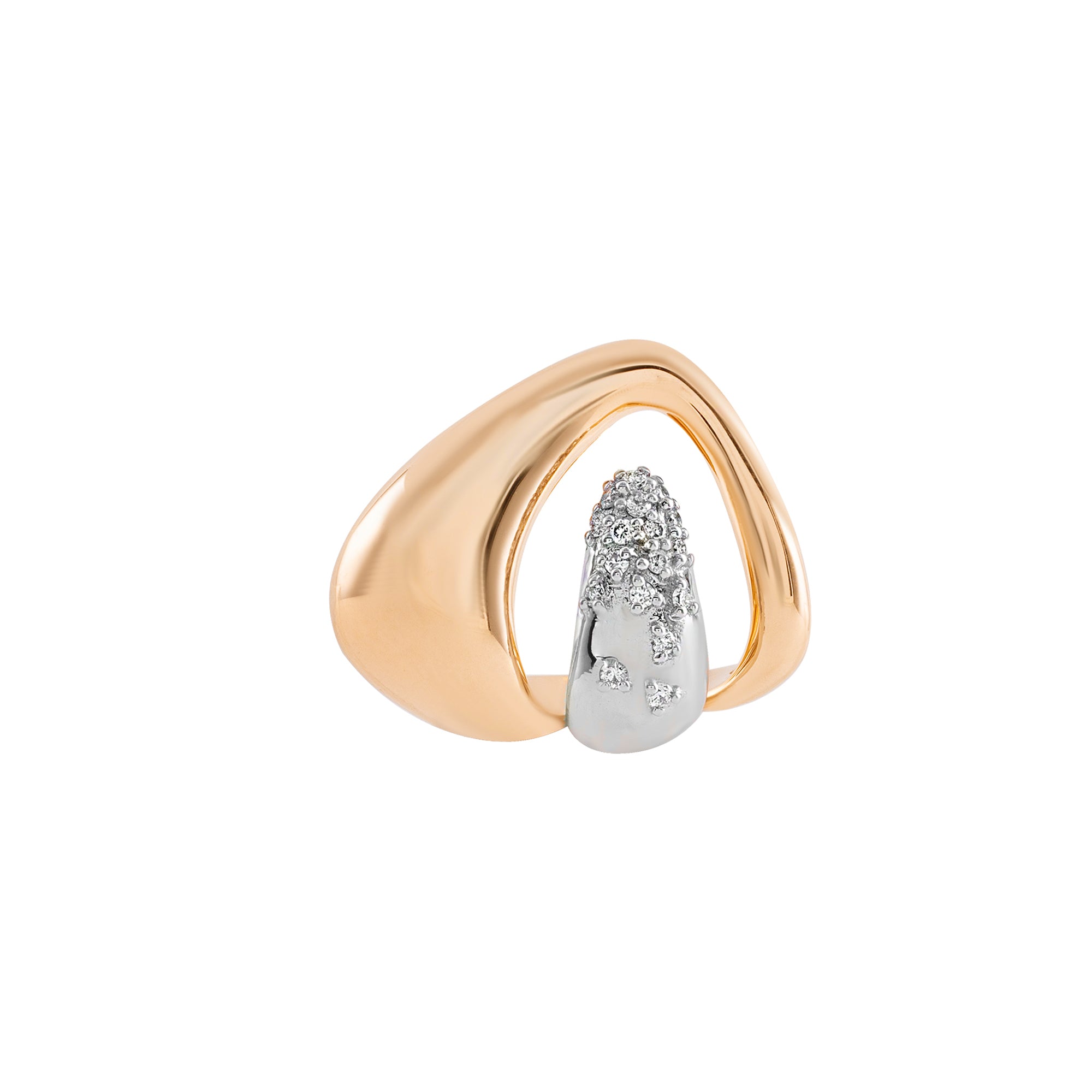 Diamond Ascend Stud Earring (Right)