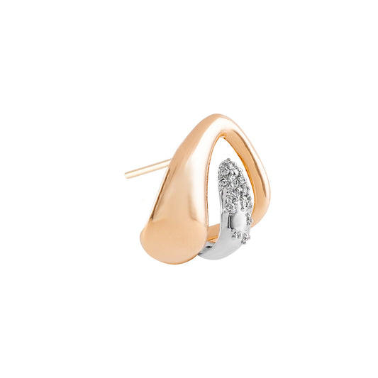 Diamond Ascend Stud Earring (Right)