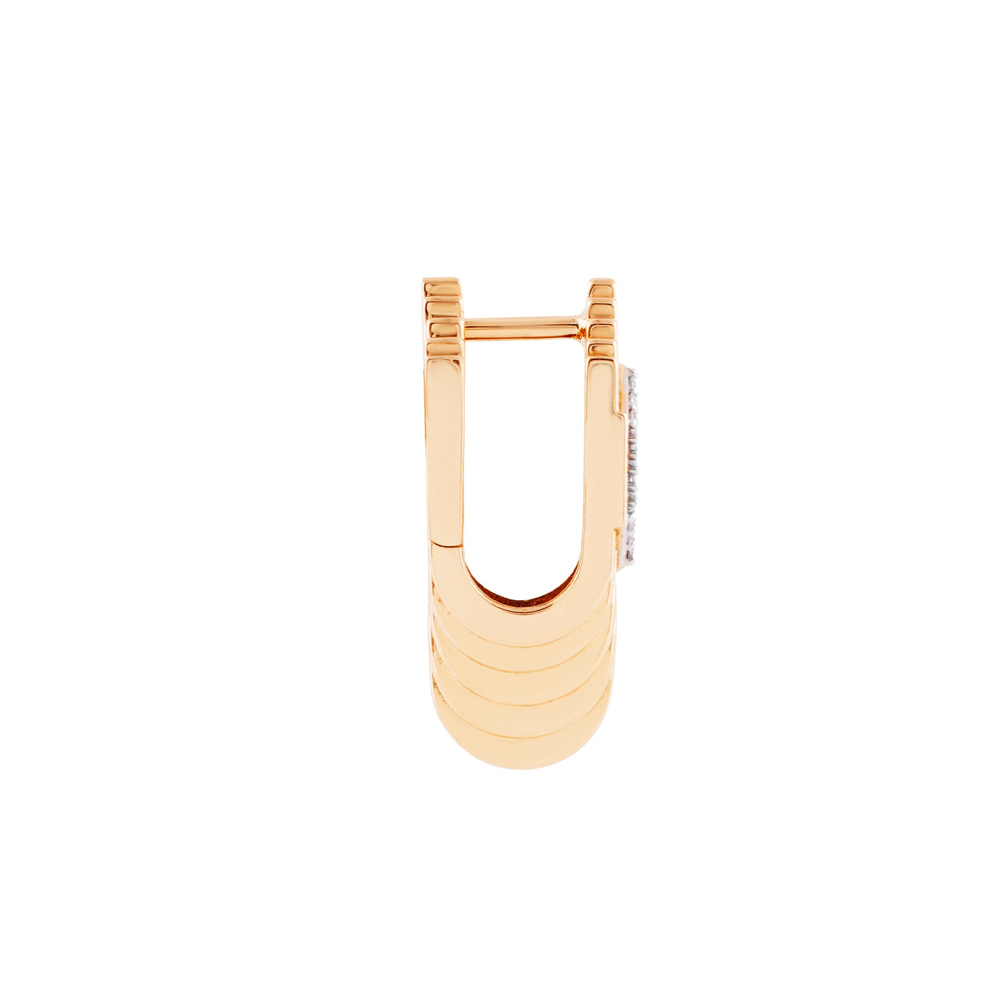 Diamond Ilia Hoop Earring