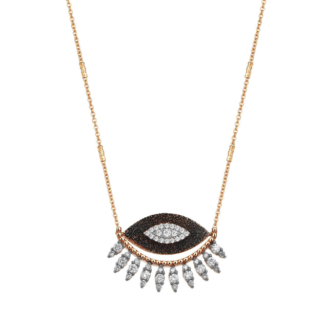 Diamond 10th Eye Chain Necklace
