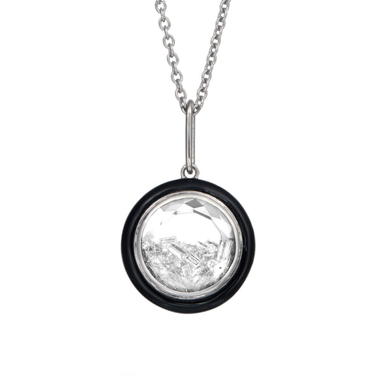 Classic Enamel Pendant Necklace - Main Img