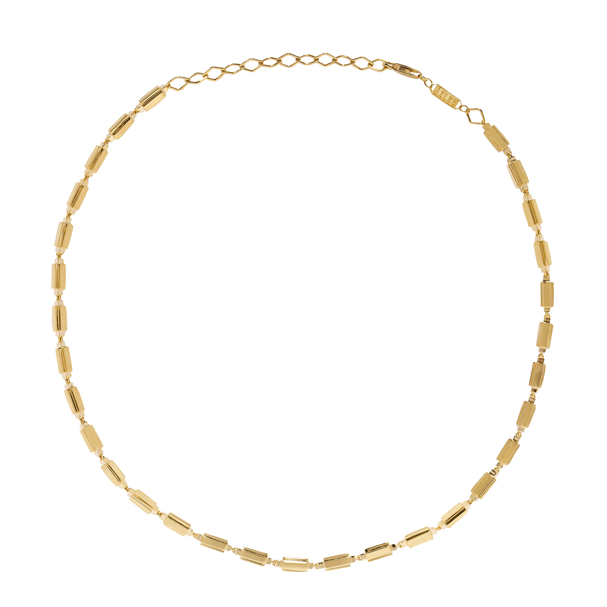 Gold Column Necklace