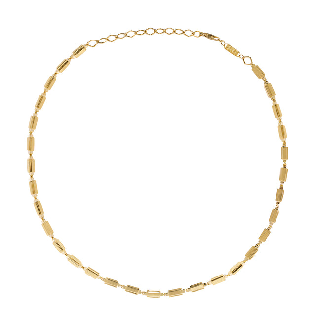 Gold Column Necklace