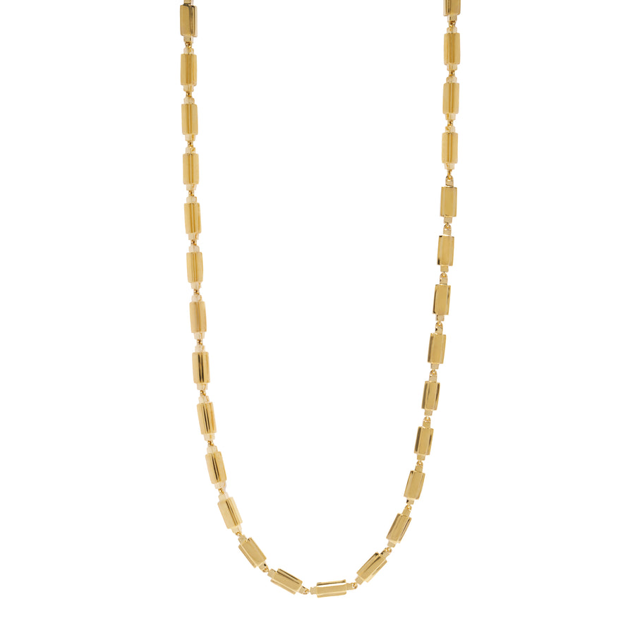 Gold Column Necklace