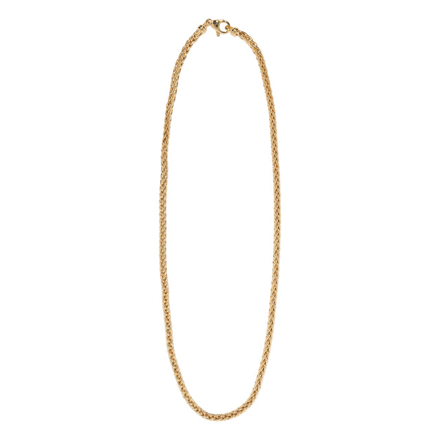 Small Woven Chain Necklace