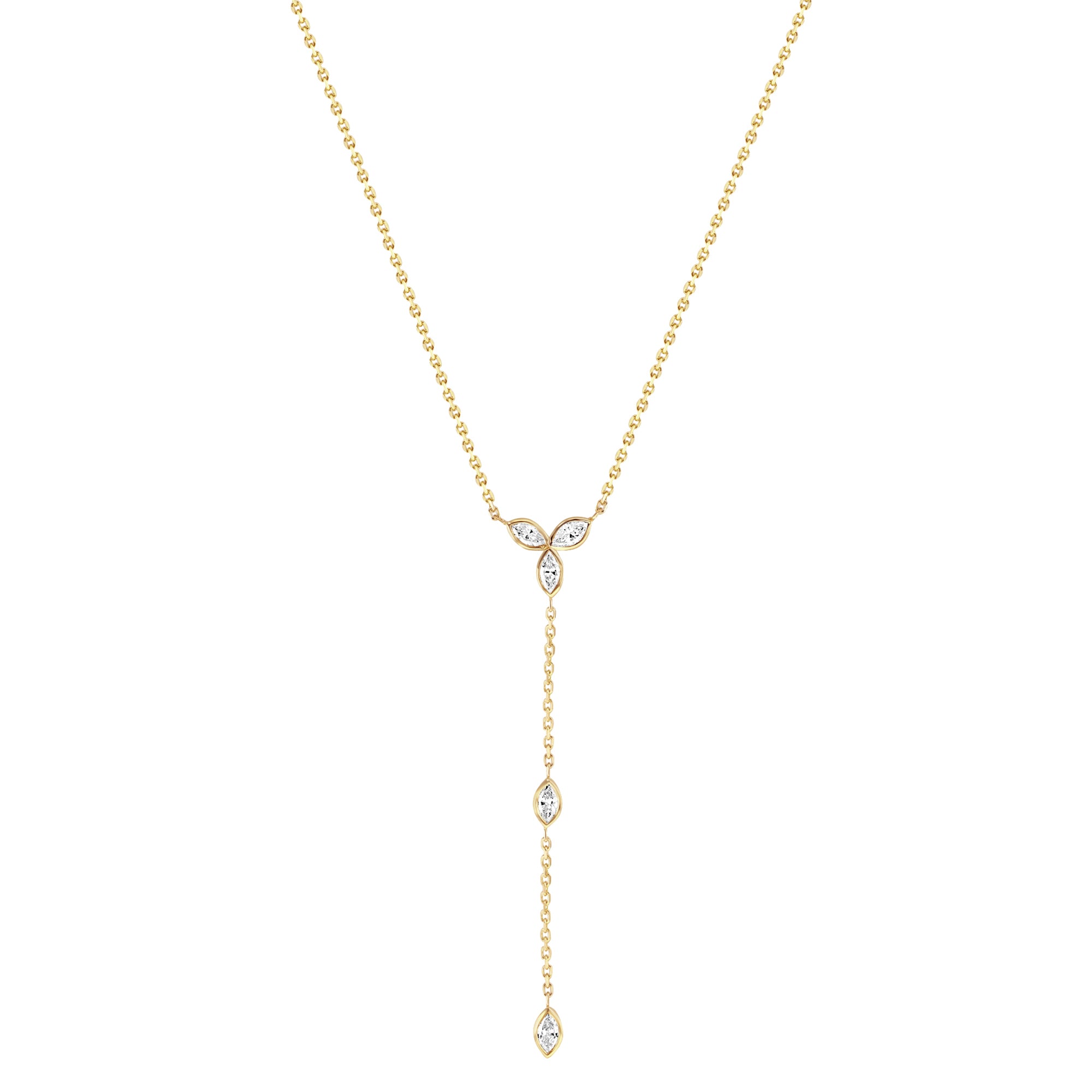 Fleur Lariat Necklace