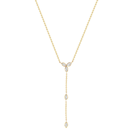 Fleur Lariat Necklace