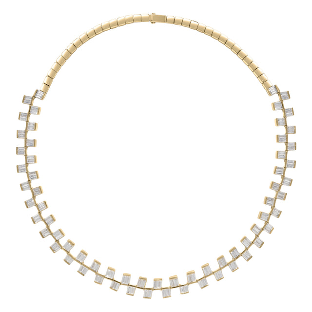 Azlee - Diamond Mosaic Necklace