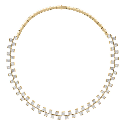 Diamond Mosaic Necklace - Main Img