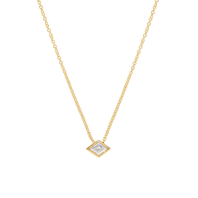 Diamond Trace Lozenge Necklace
