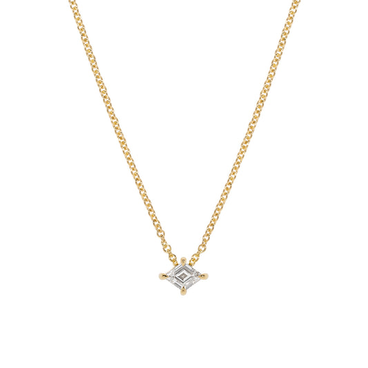 Diamond Allure Lozenge Necklace - Main Img
