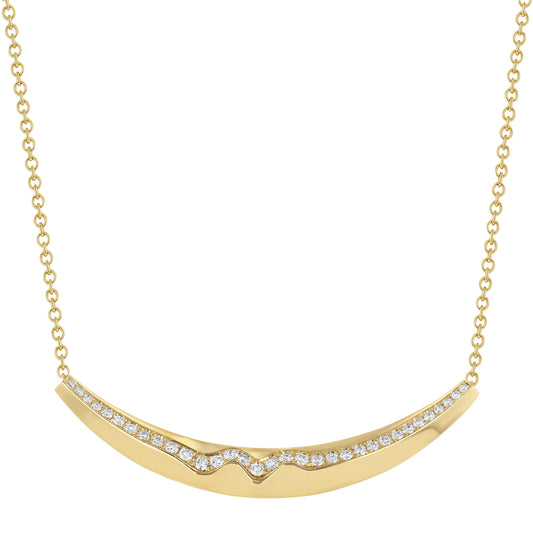 Diamond Liquid Gold Slider Necklace - Main Img