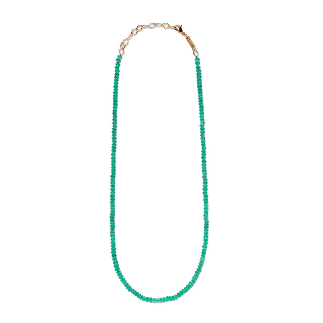Azlee Adjustable Small Bead Necklace, top view