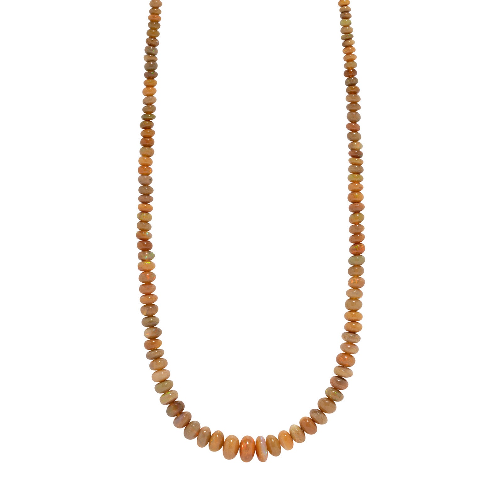 Azlee African Opal Bead Necklace - Necklaces - Broken English Jewelry