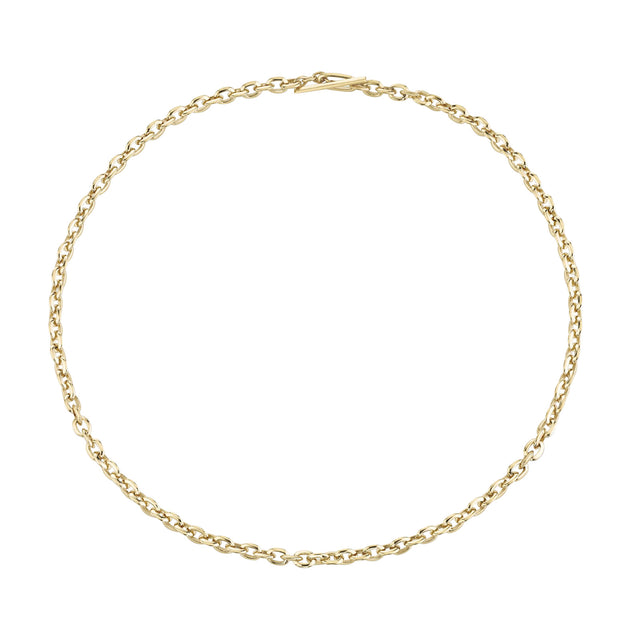Lizzie Mandler XS Knife Edge Link Necklace - Necklaces - Broken English Jewelry