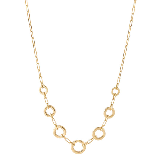 Circle Link Necklace - Main Img
