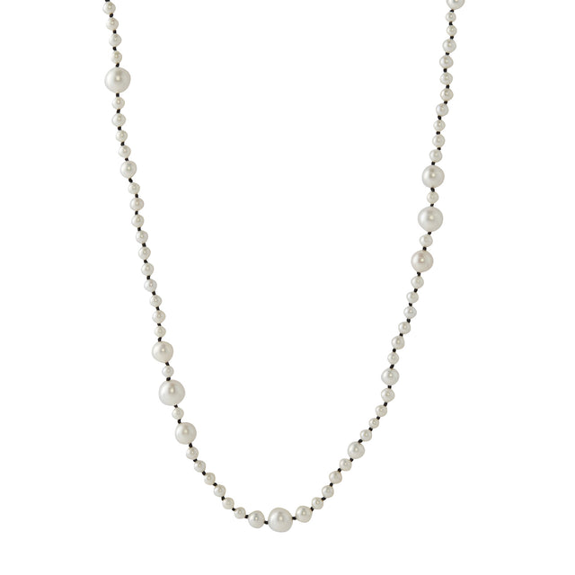 YI Collection Akoya Pearl Aphrodite Necklace - Necklaces - Broken English Jewelry front view