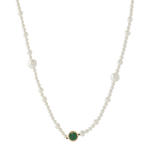Akoya Pearl Choker Necklace - Main Img