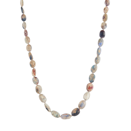 Opal Beaded Necklace - 16" - Main Img