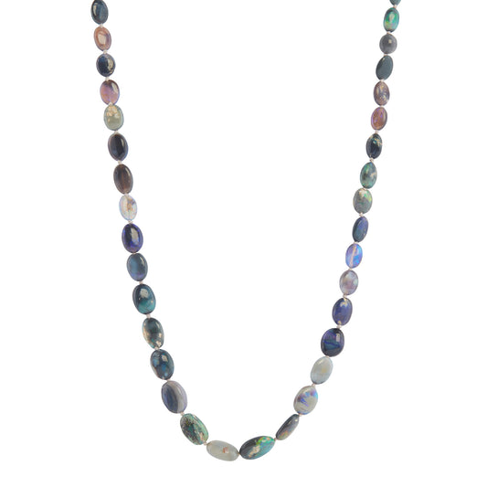 Deep Opal Beaded Necklace - Main Img