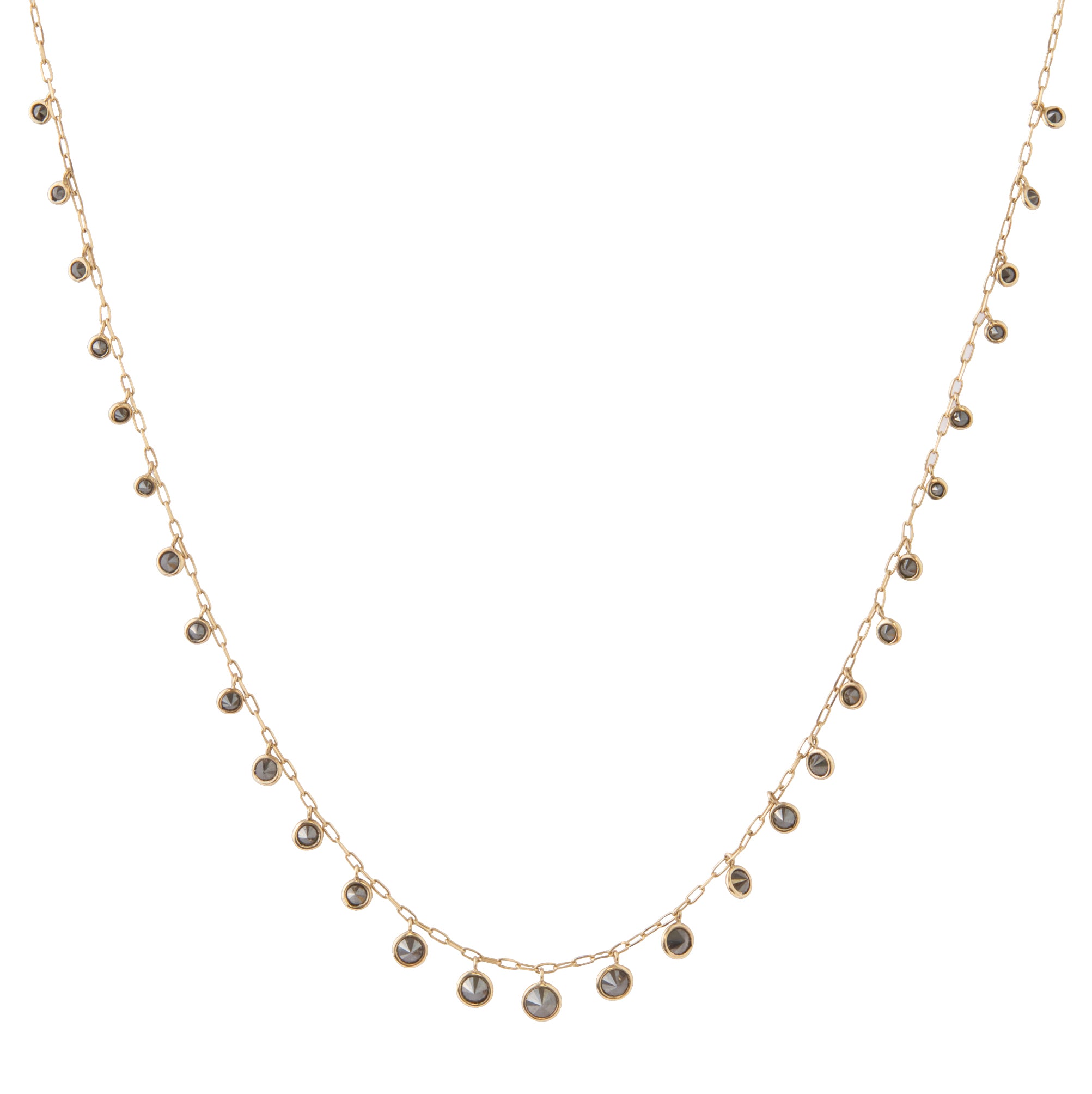 Chain Necklace - Black Diamond