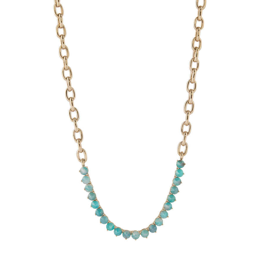 Ara Vartanian River Chain Necklace - Paraiba Tourmaline - Necklaces - Broken English Jewelry