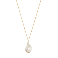 YI Collection Baroque Pearl Kintsugi Necklace - Necklaces
