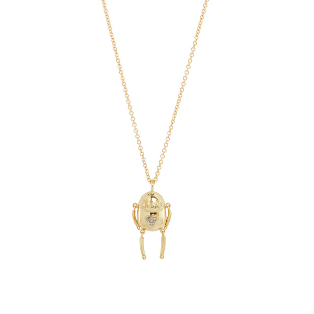 Daniela Villegas Preemie Sloth Necklace - Necklaces - Broken English Jewelr