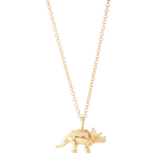 Triceratops Necklace - Main Img