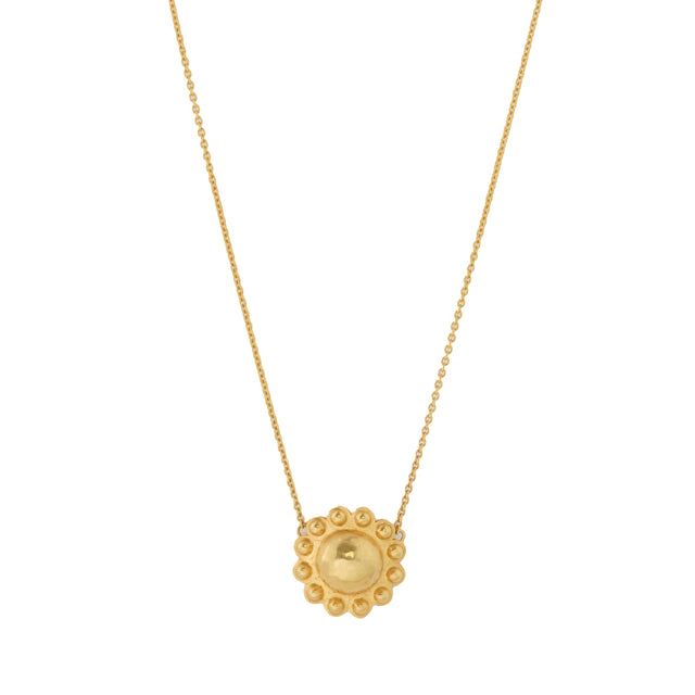 Small Circle Flower Necklace
