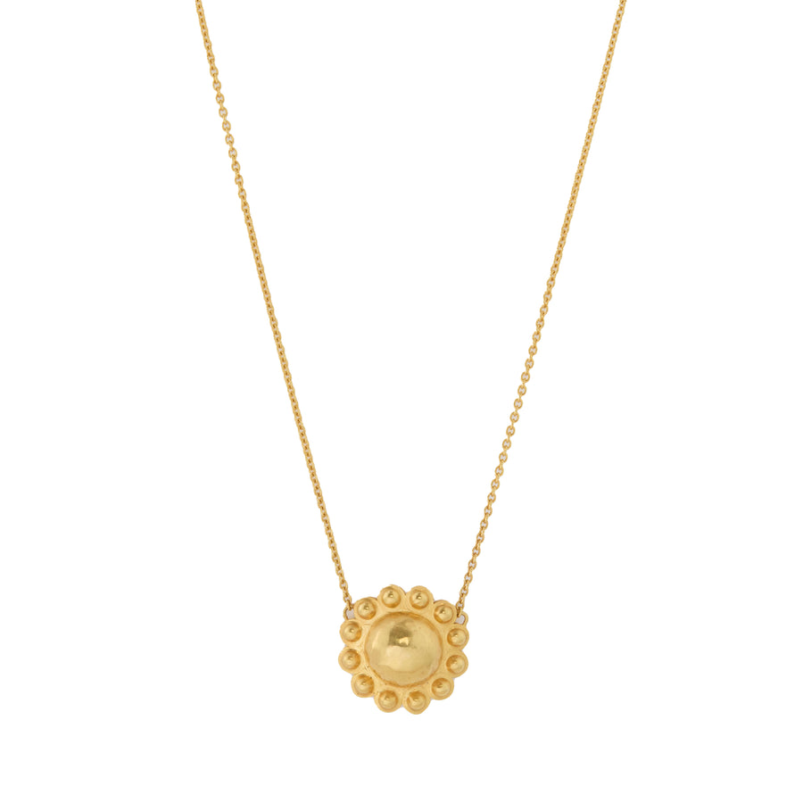 Small Circle Flower Necklace