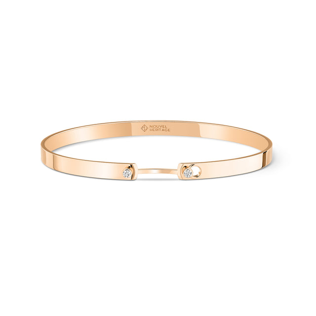 Diamond Monday Morning Bangle - Rose Gold