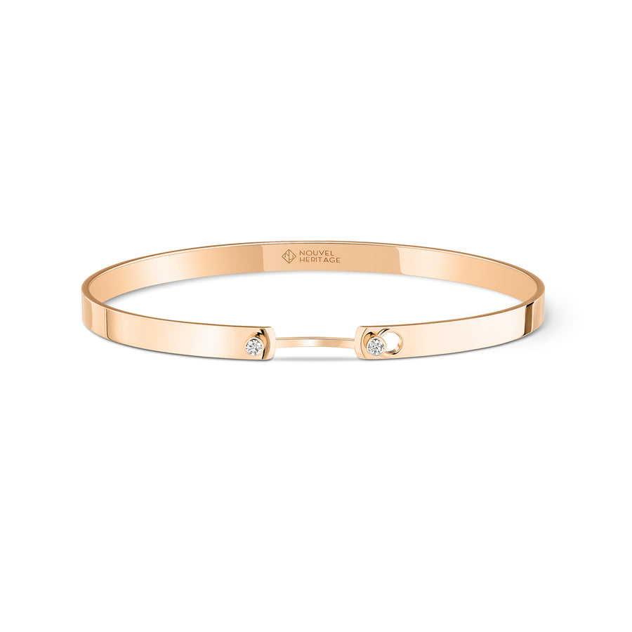 Diamond Monday Morning Bangle - Rose Gold
