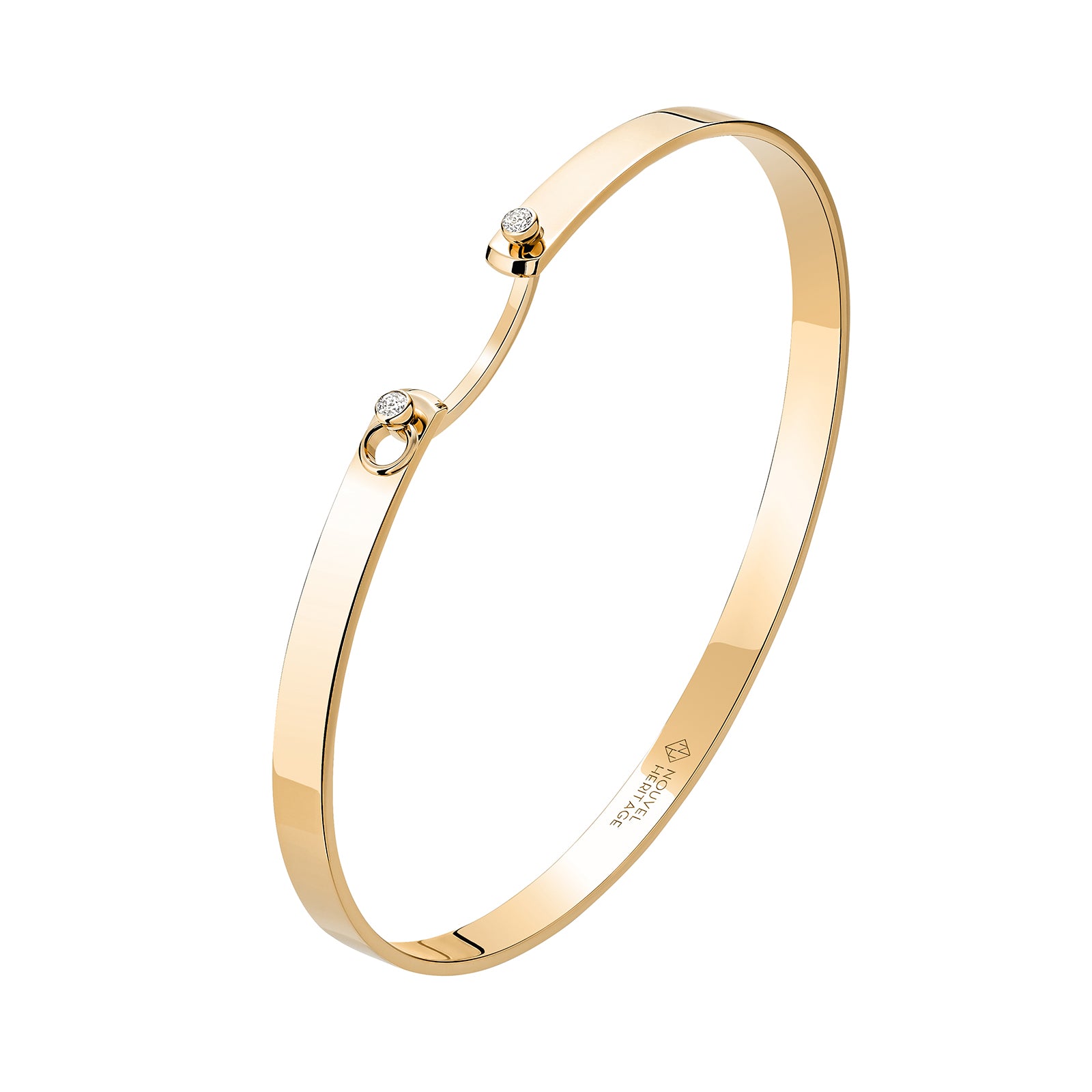 Monday Morning Mood Bangle - Yellow Gold