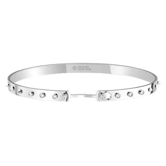 White Diamond Brunch in NY Bangle - Main Img
