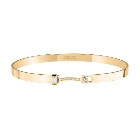 Dinner Date Bangle - Yellow Gold - Main Img